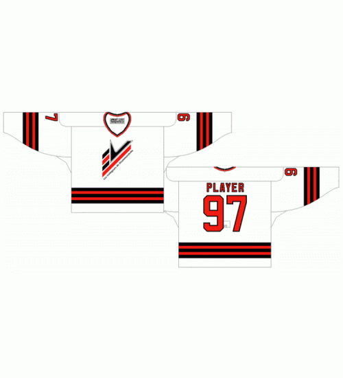 Custom QMJHL Drummondville Voltigeurs 1987 94 Hockey jersey Home White